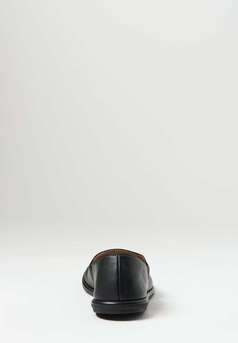 The Row Leather Canal Loafer in Black