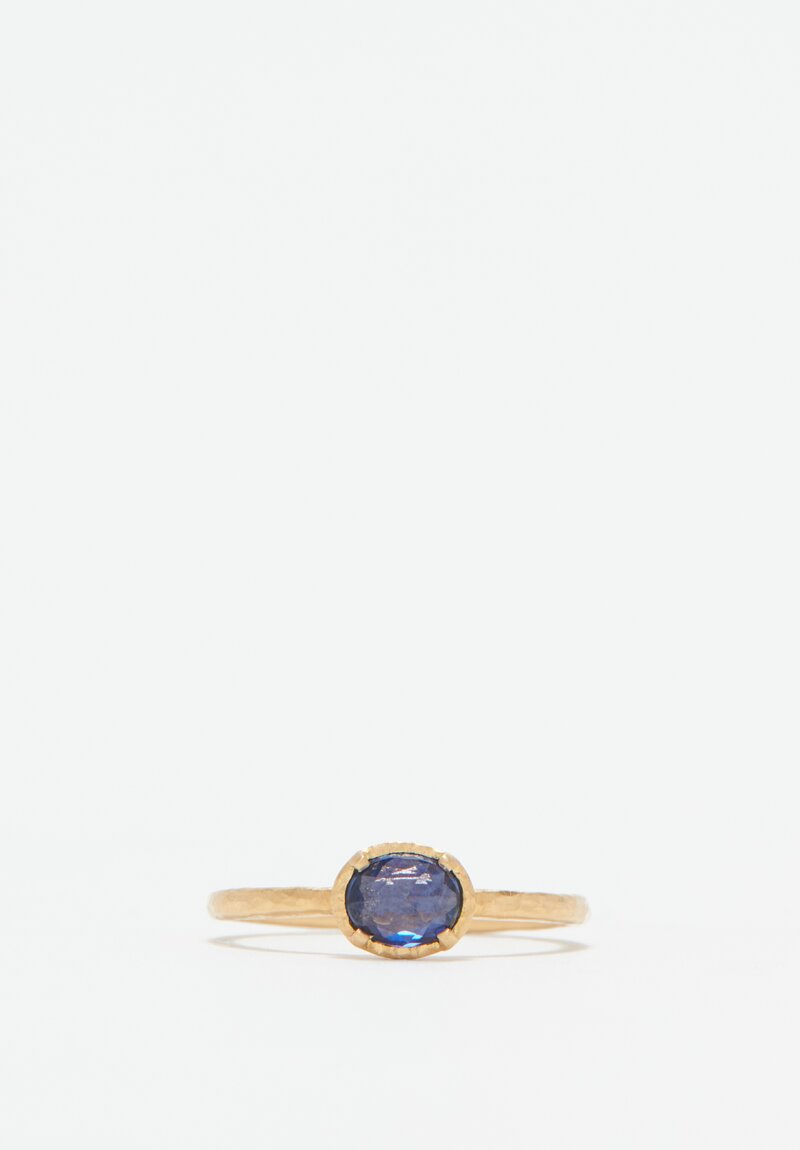 Yasuko Azuma 18K, Blue Sapphire Ring	