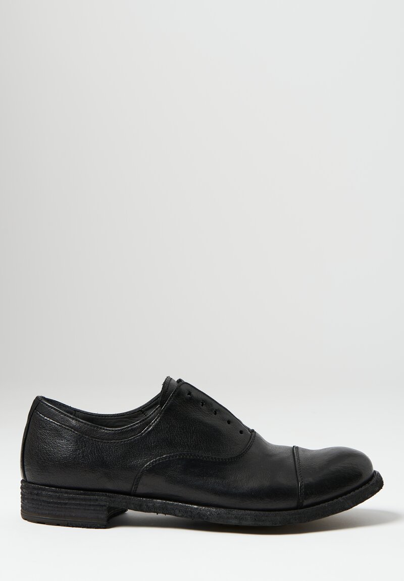 Officine Creative Lexikon Ignis Leather Oxford in Black