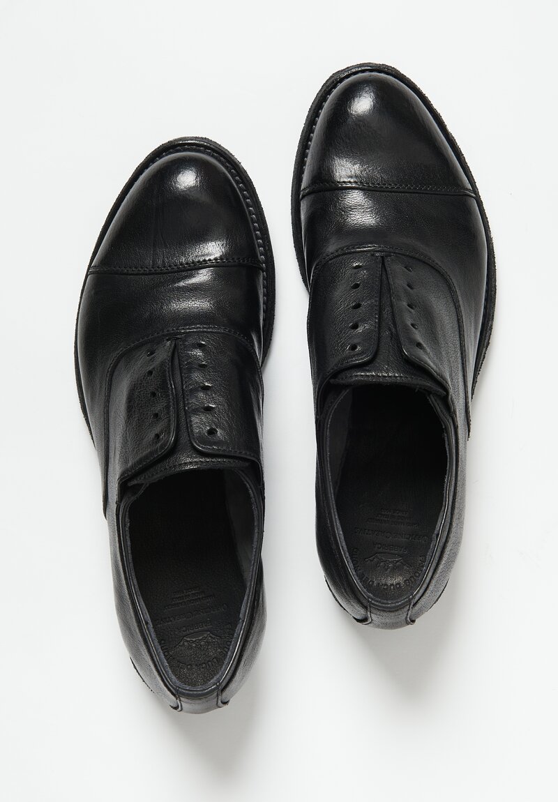 Officine Creative Lexikon Ignis Leather Oxford in Black