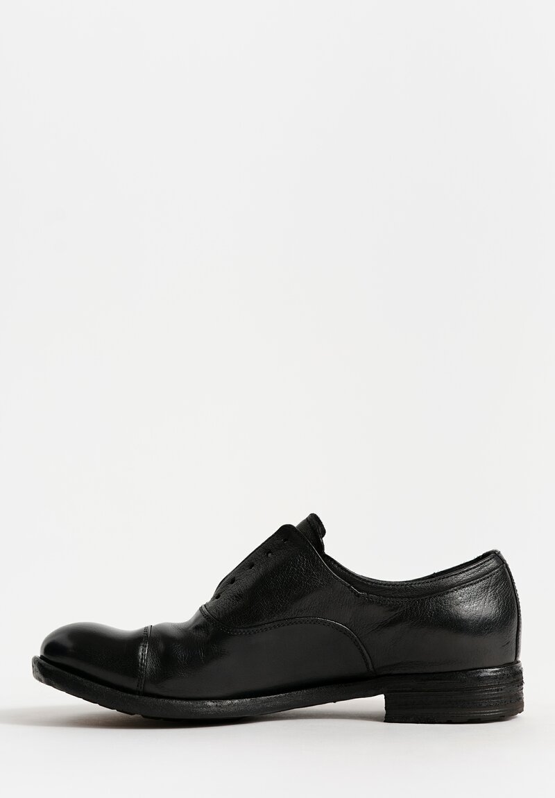 Officine Creative Lexikon Ignis Oxford Shoe in Nero Black