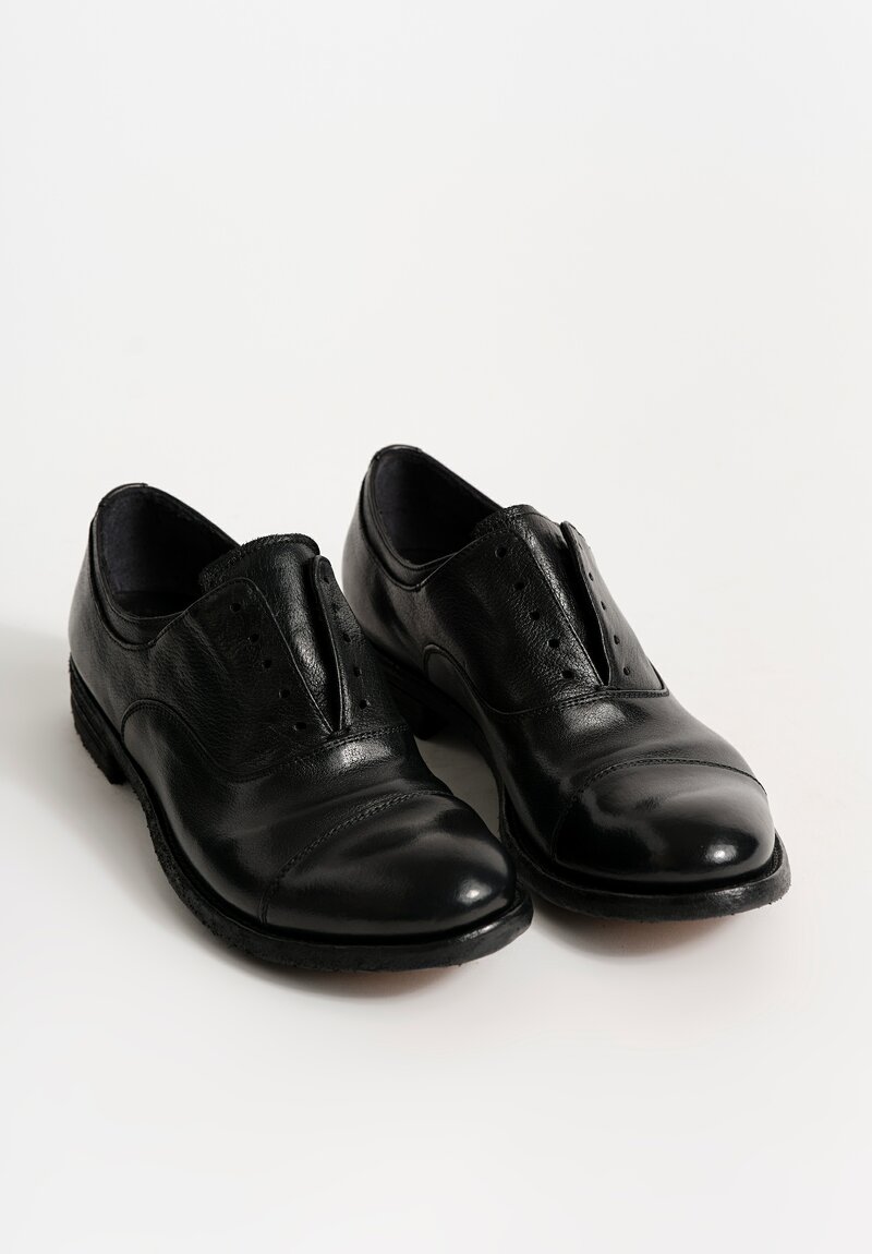 Officine Creative Lexikon Ignis Oxford Shoe in Nero Black
