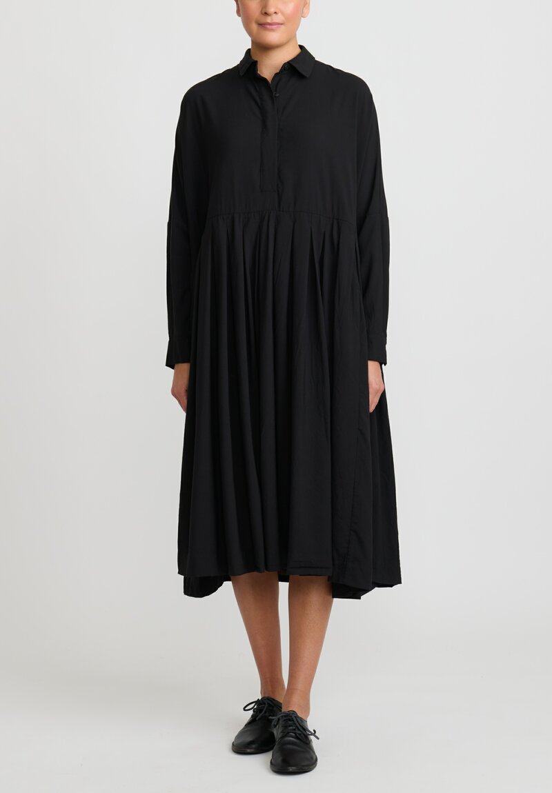 Casey Casey Voile ''Waga'' Box Dress in Black | Santa Fe Dry Goods ...