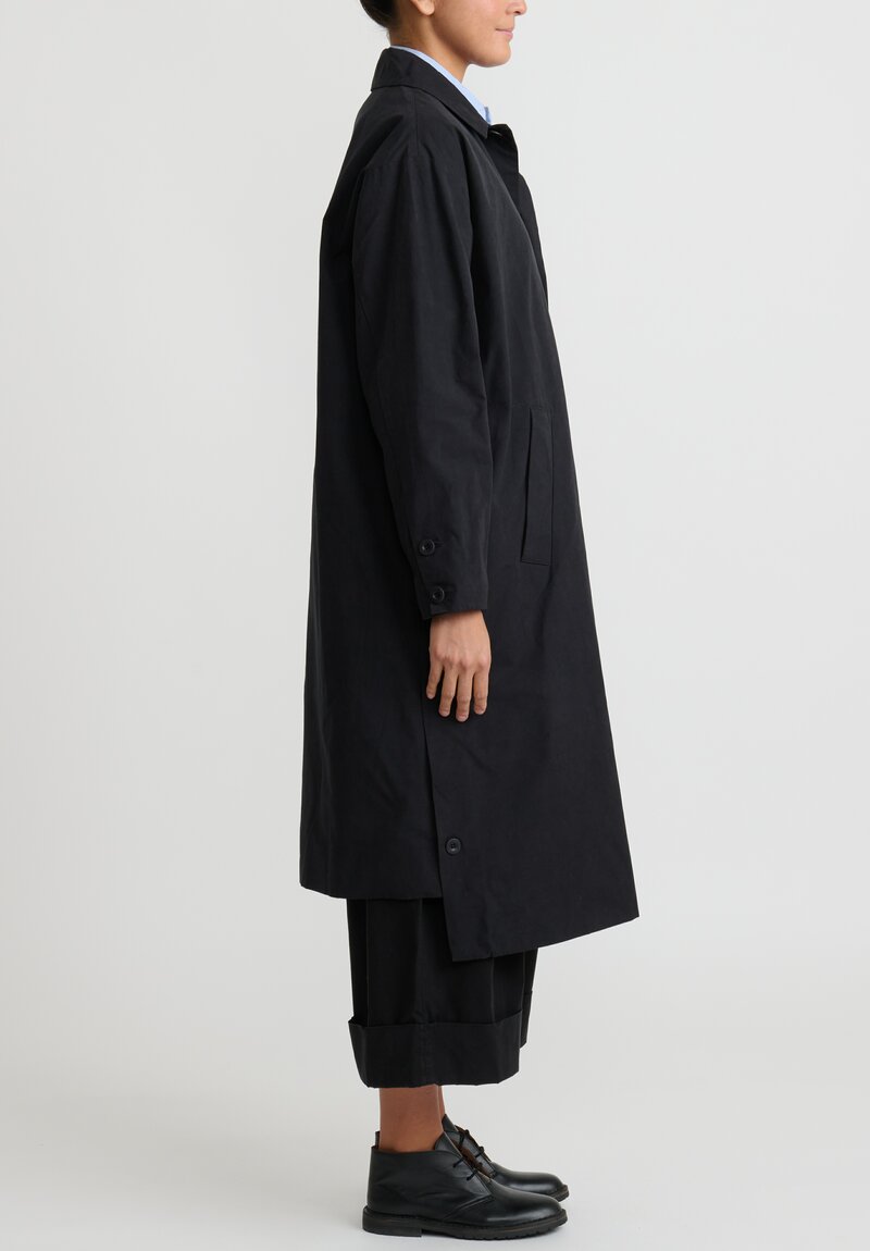 Toogood The ''Messenger'' Coat in Night Black | Santa Fe Dry Goods