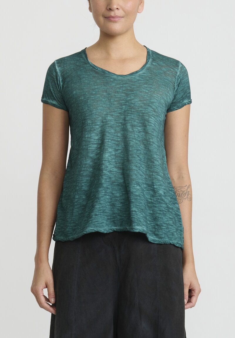 Gilda Midani Solid Dyed Short Sleeve Monoprix Tee	