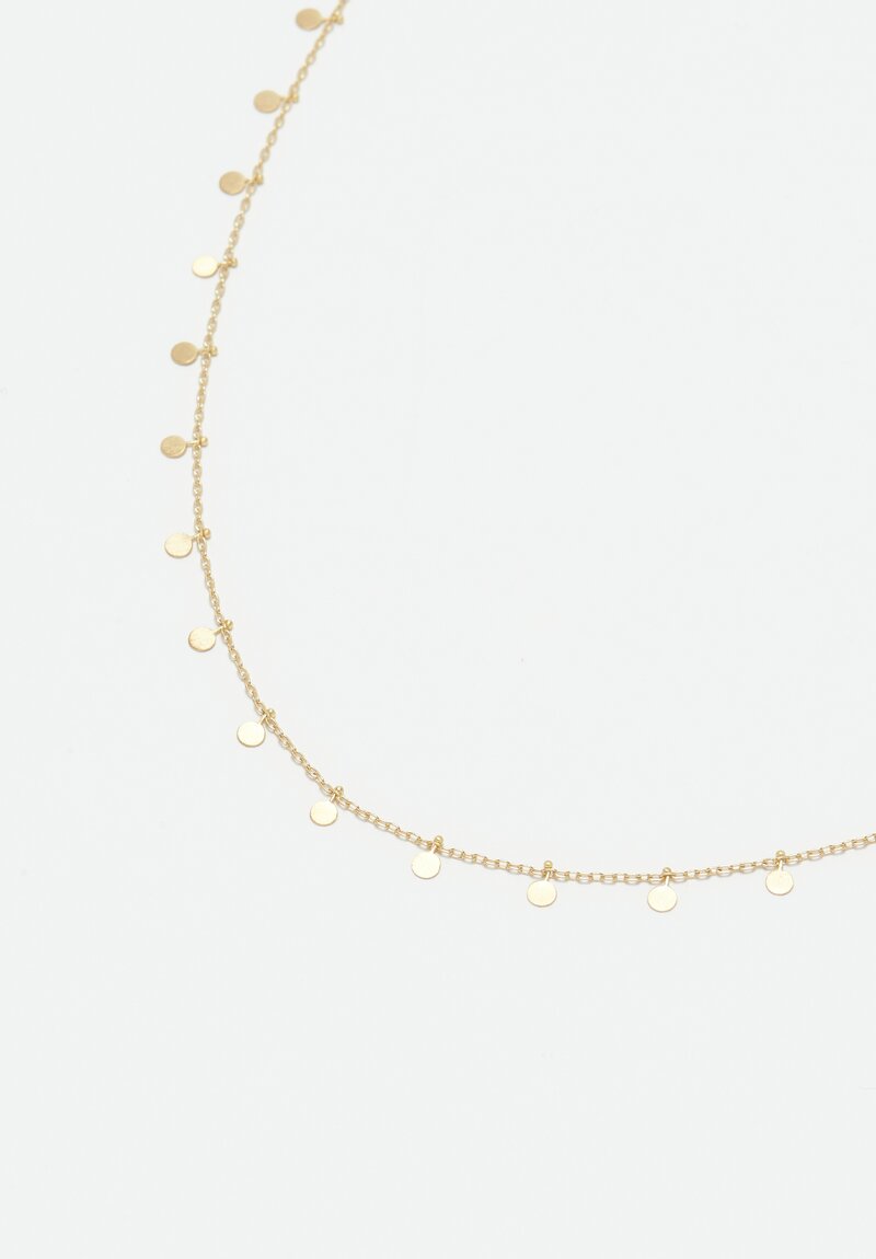 Sia Taylor 18k Long Dot Necklace 24 in	