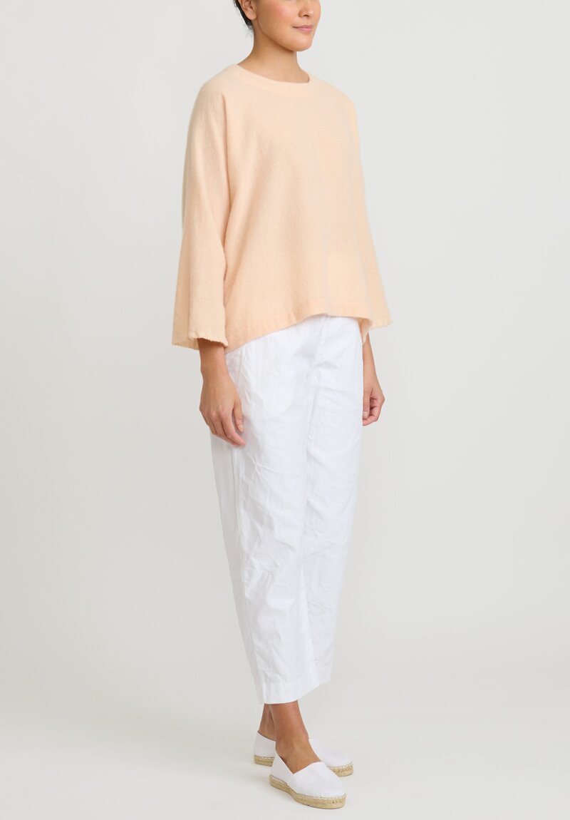 Daniela Gregis Cashmere ''Jeroni'' Top in Salt Pink	