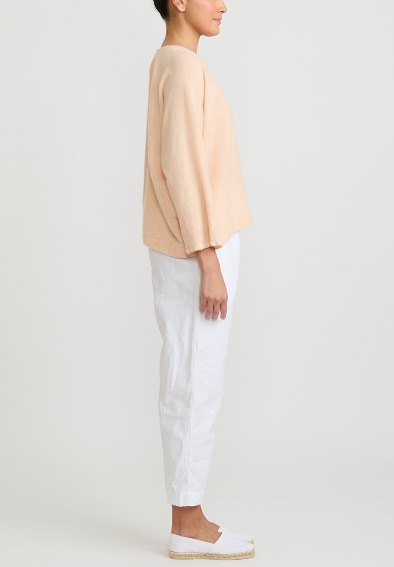 Daniela Gregis Cashmere ''Jeroni'' Top in Salt Pink	
