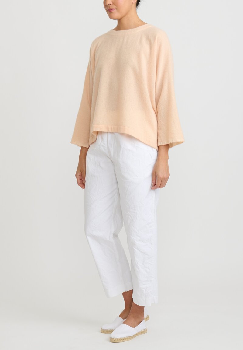 Daniela Gregis Cashmere ''Jeroni'' Top in Salt Pink	
