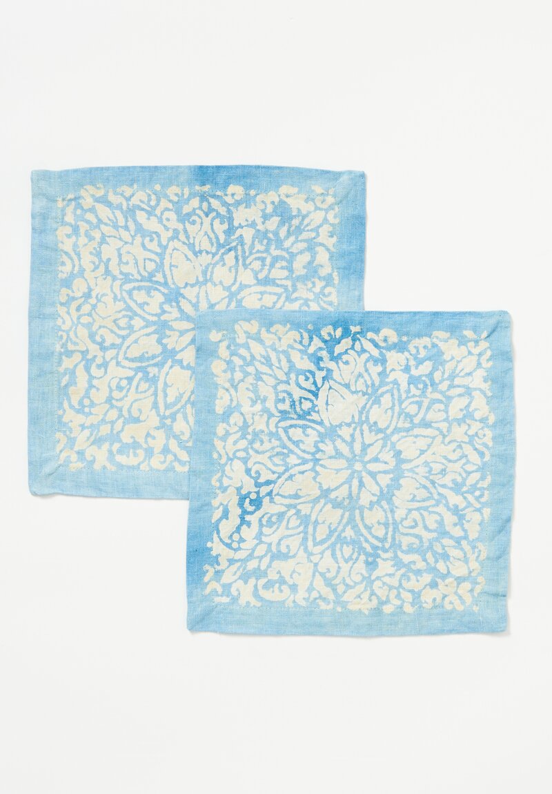 Antonia Munroe Hand-Dyed Linen Cocktail Napkins	