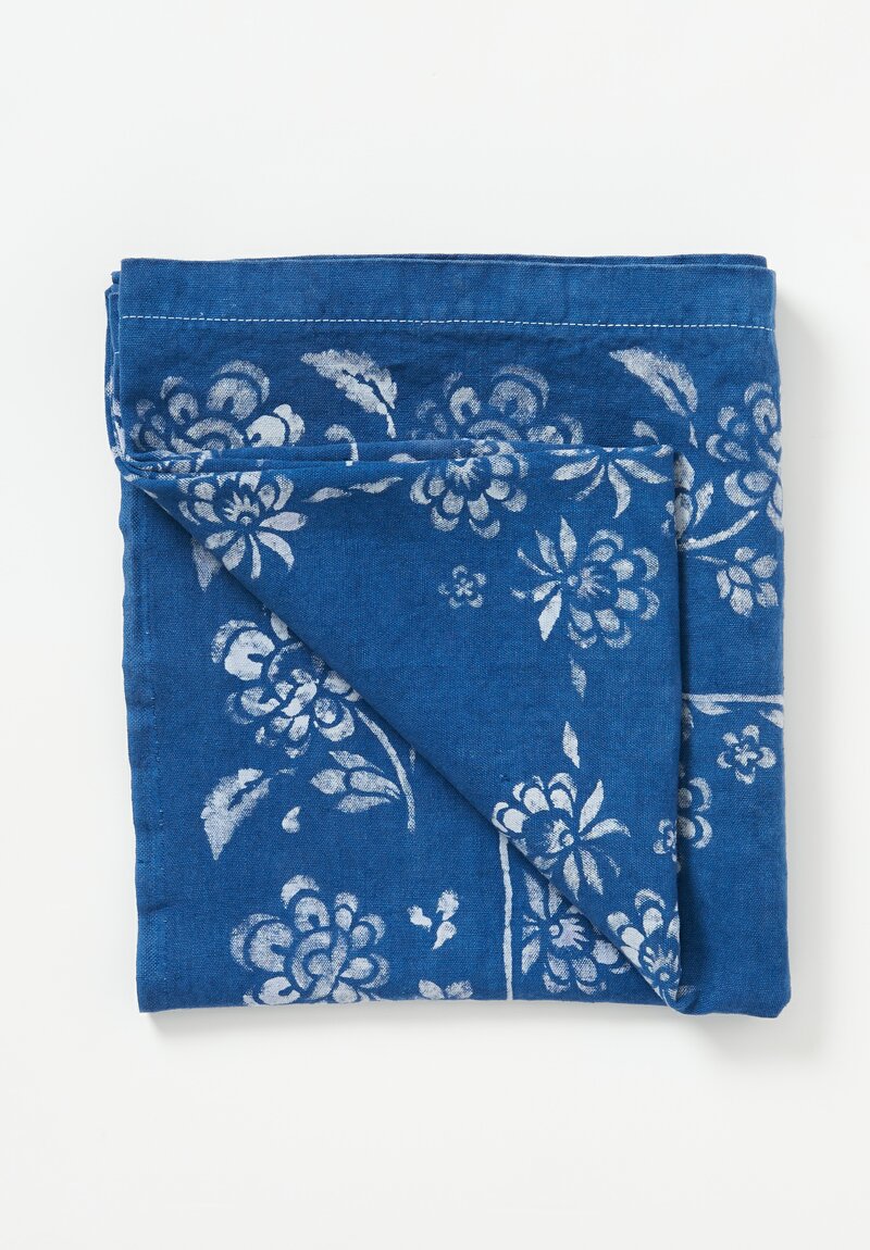 Antonia Munroe Hand-Dyed Linen Plein Air Tablecloth	