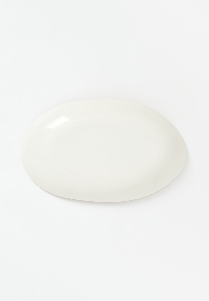 Bertozzi Handmade Porcelain Medium Oval Barchetta Platter Bruno Luce	