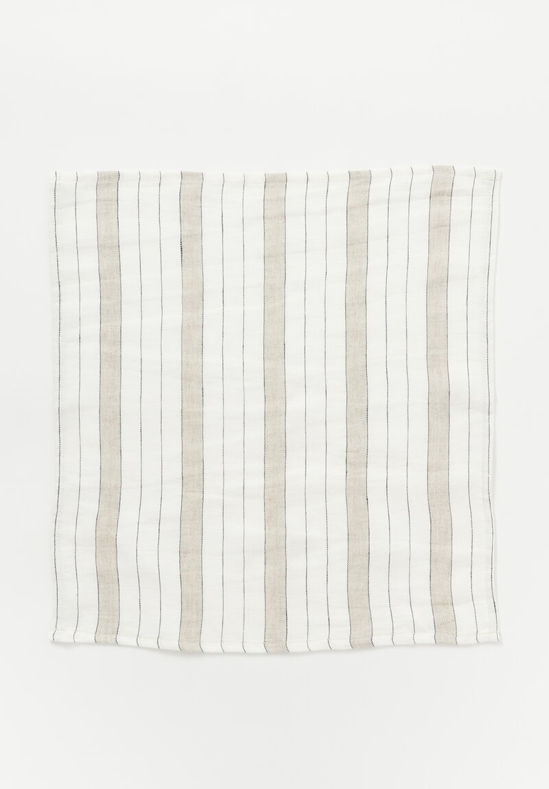 Charvet Editions Linen Stiped Rambouillet Napkins	