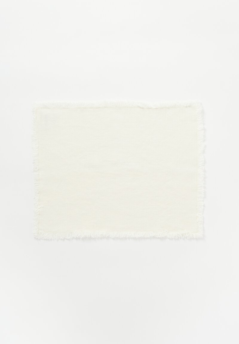 Charvet Editions Fringed Linen Colorado Placemat	