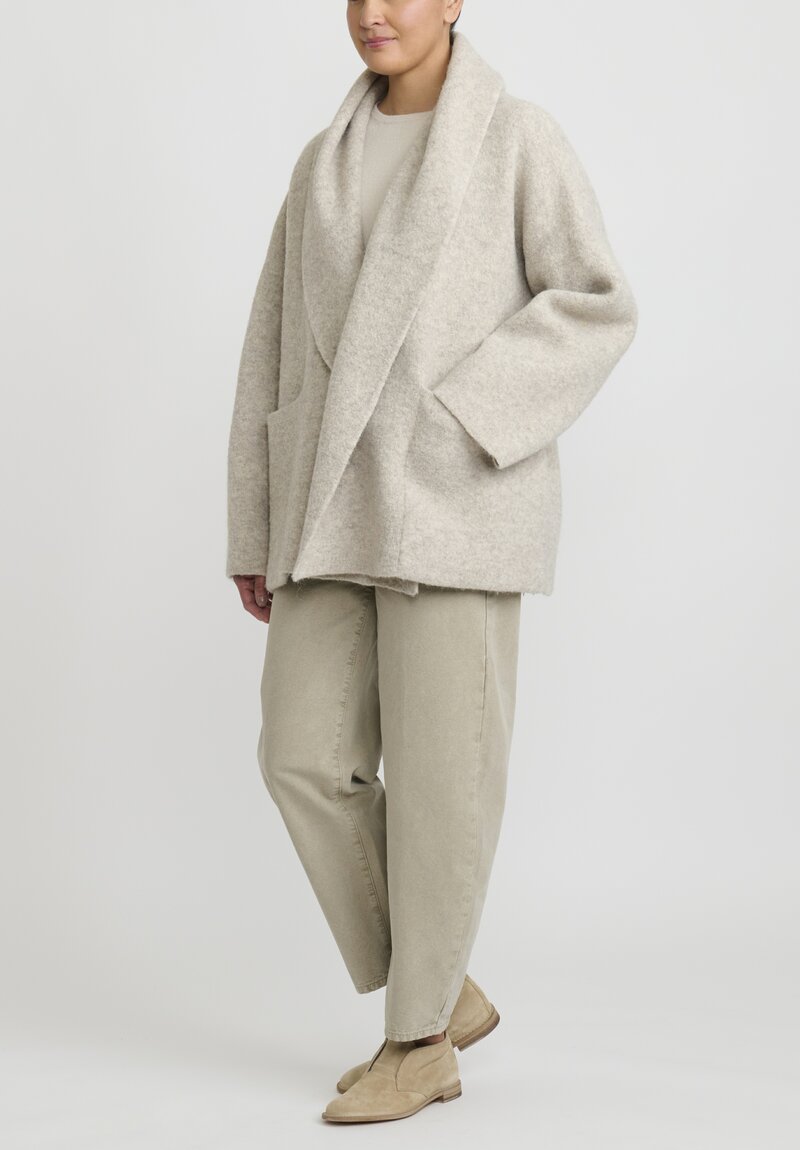 Lauren Manoogian Double Face Coat in Pebble at General Store