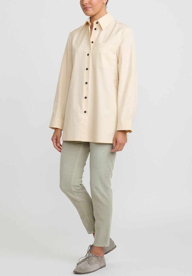 Jil Sander cotton poplin shirt - Neutrals