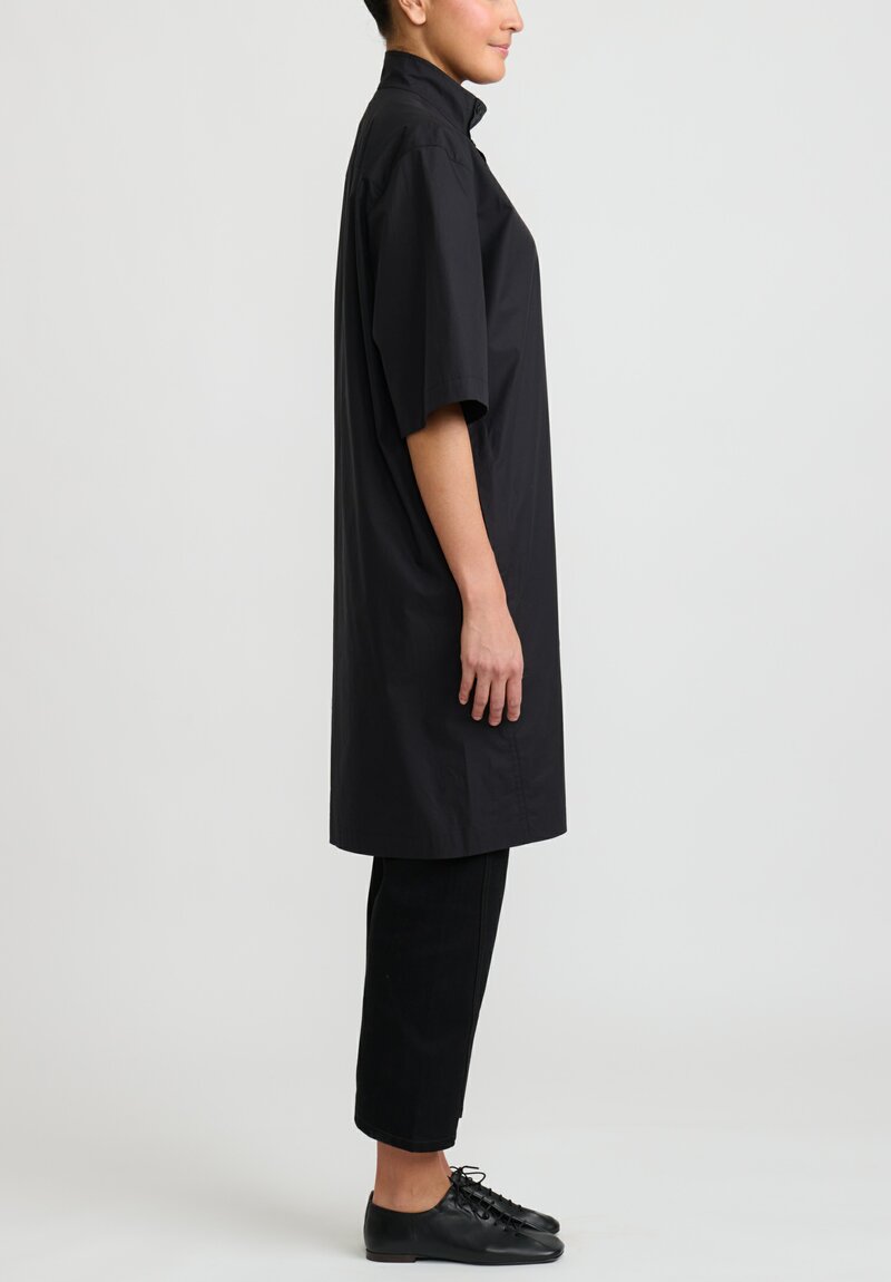 Lemaire Cotton ''Vareuse'' Dress in Black	