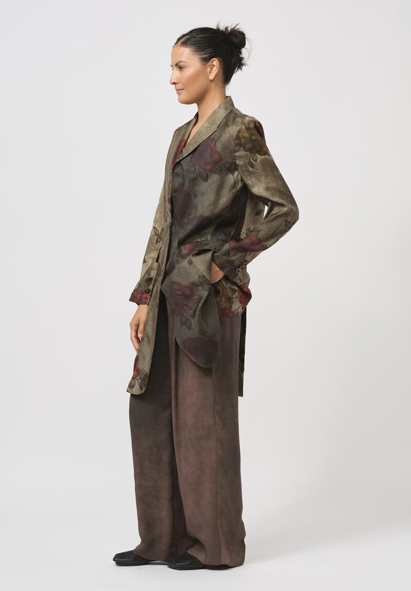 Uma Wang Moulay ''Kudo'' Jacket in Army Green & Red	