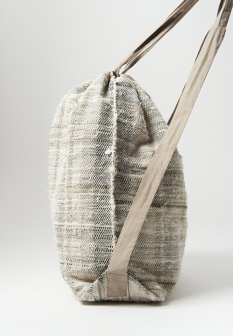 Jan-Jan Van Essche Handwoven Sakiori Backpack Light Grey	