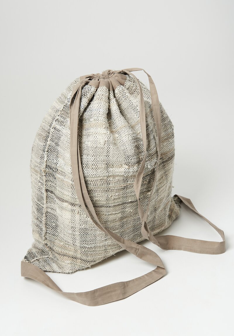 Jan-Jan Van Essche Handwoven Sakiori Backpack Light Grey	