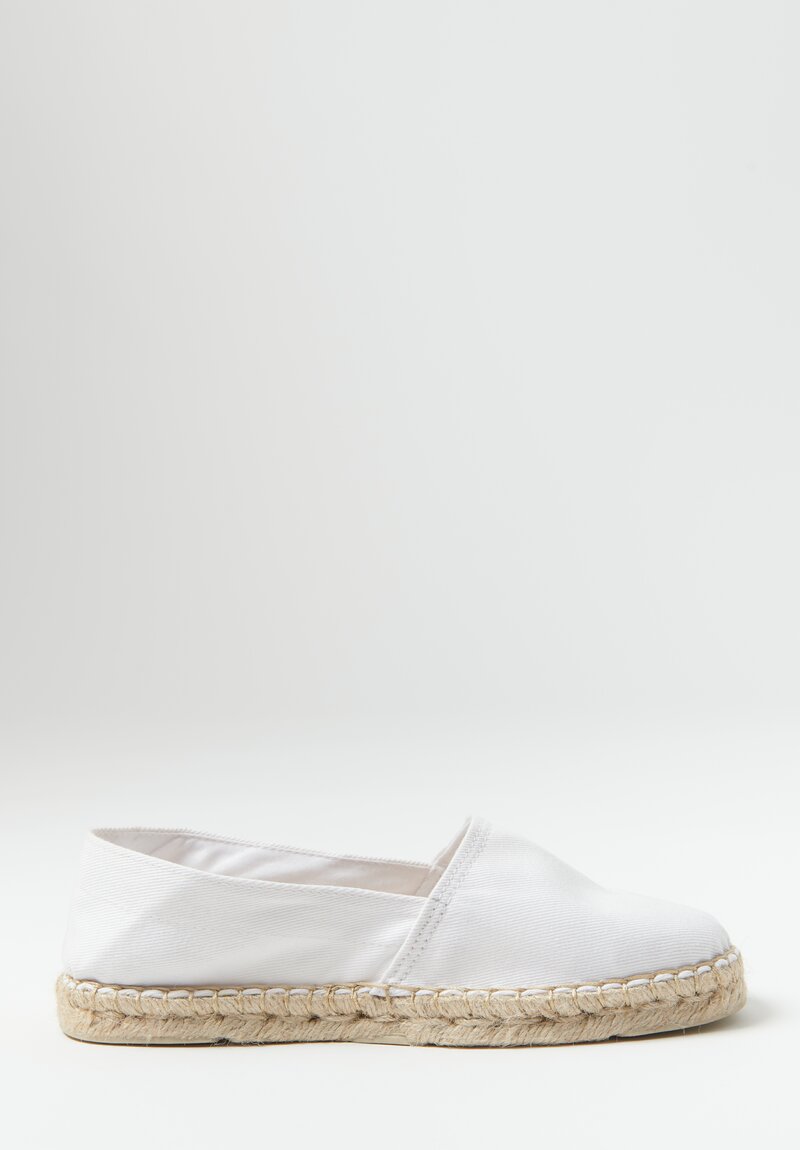 Daniela Gregis Linen Classic Espadrilles in White