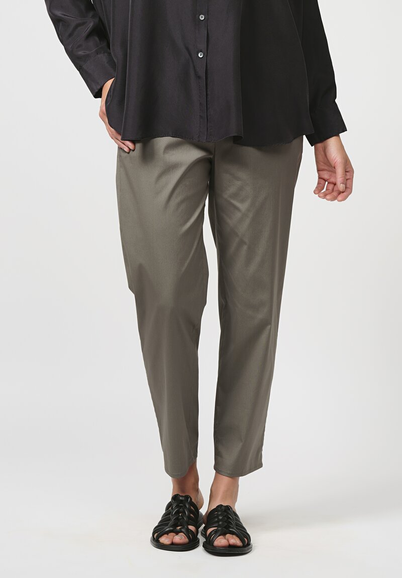 Antonelli Stretch Cotton ''Roubaix'' Pant in Dark Olive Green	