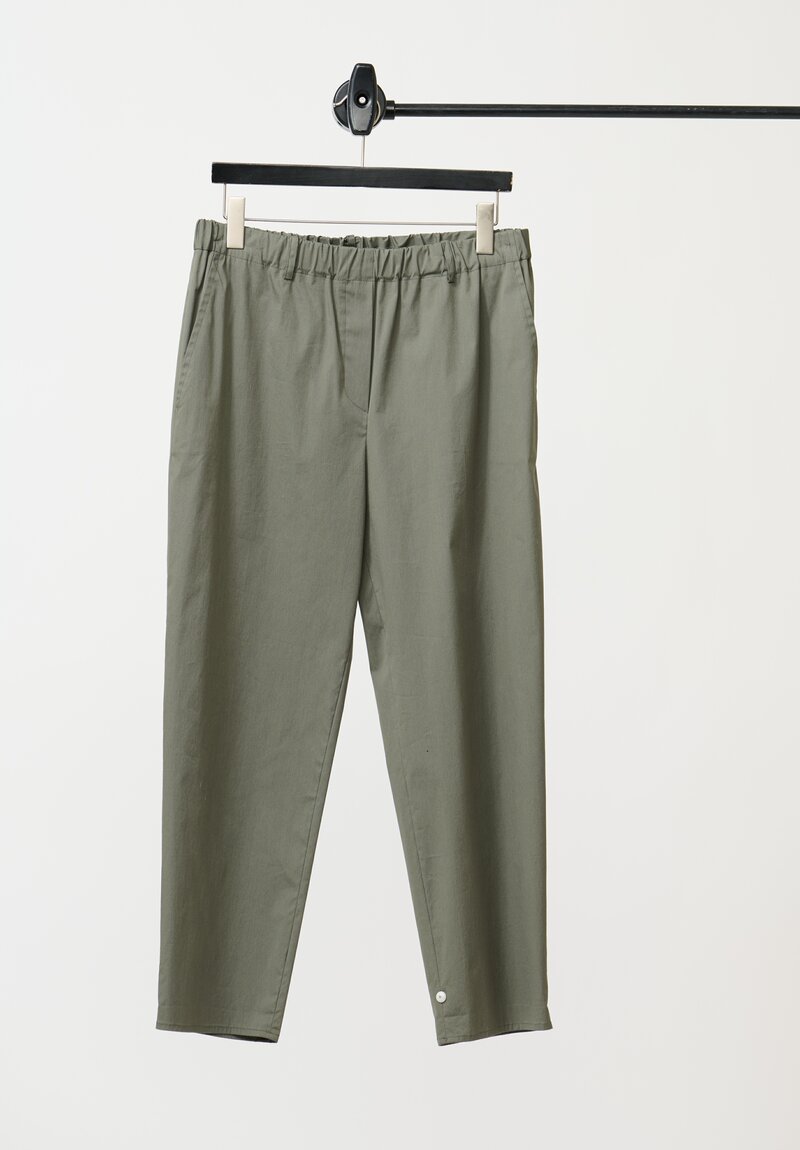 Antonelli Stretch Cotton ''Roubaix'' Pant in Dark Olive Green	