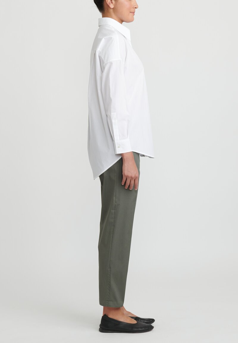Antonelli Cotton ''Anemone'' Shirt in White	