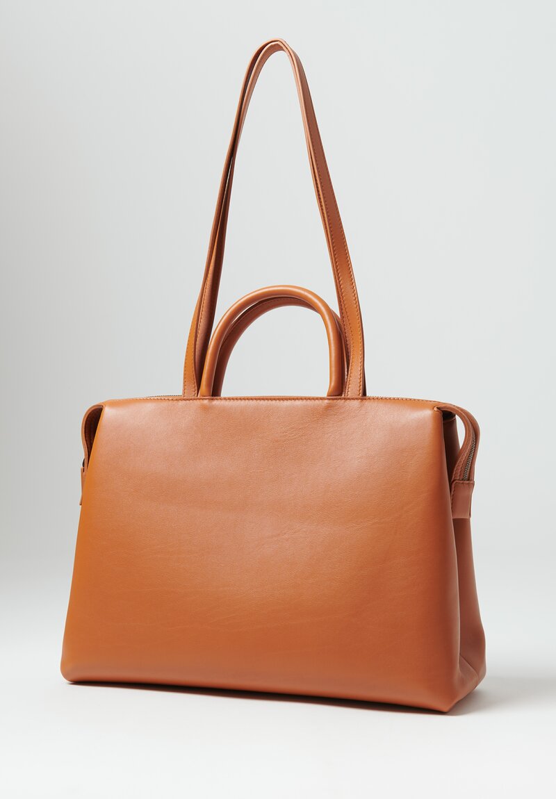 Marsell Leather 4 Dritta Shoulder Bag Caramello Caramel