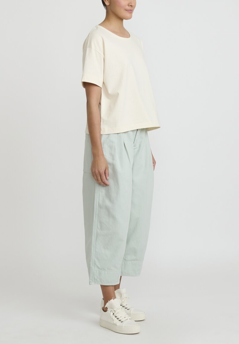 Toogood The Etcher Trouser in Cotton Canvas in Ocean Blue