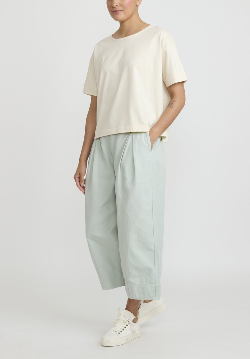 Toogood The Etcher Trouser in Cotton Canvas in Ocean Blue