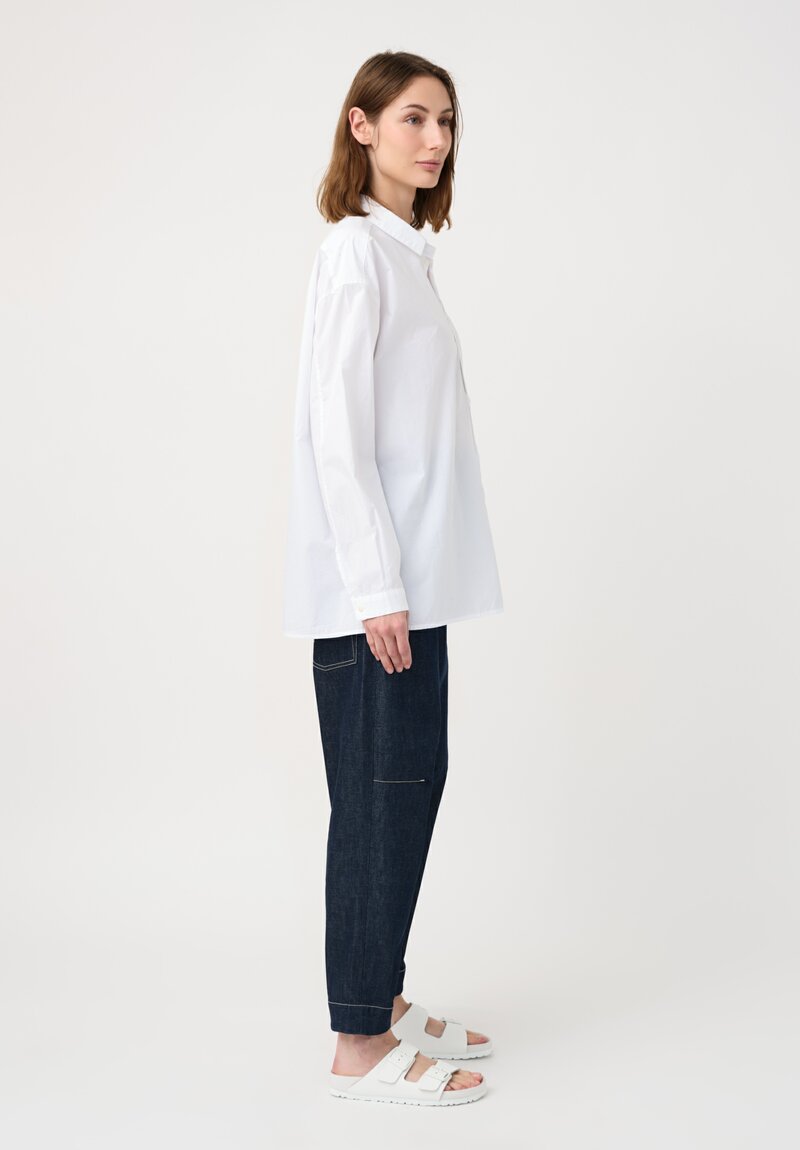 Toogood The Engineer Jeans in Organic Cotton Denim in Indigo Blue