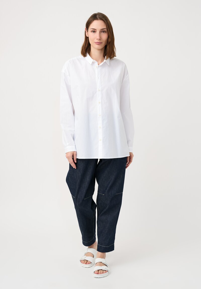 Toogood The Engineer Jeans in Organic Cotton Denim in Indigo Blue