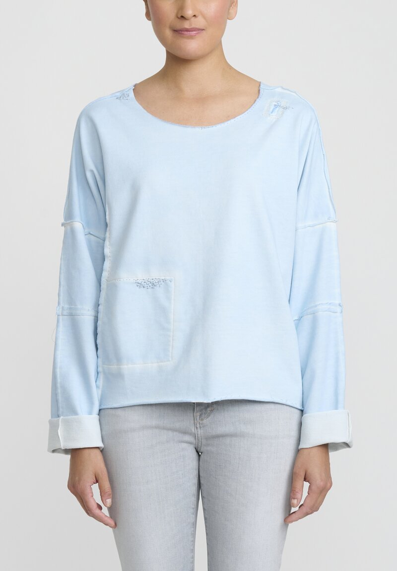 Umit Unal French Terry Cotton Top	