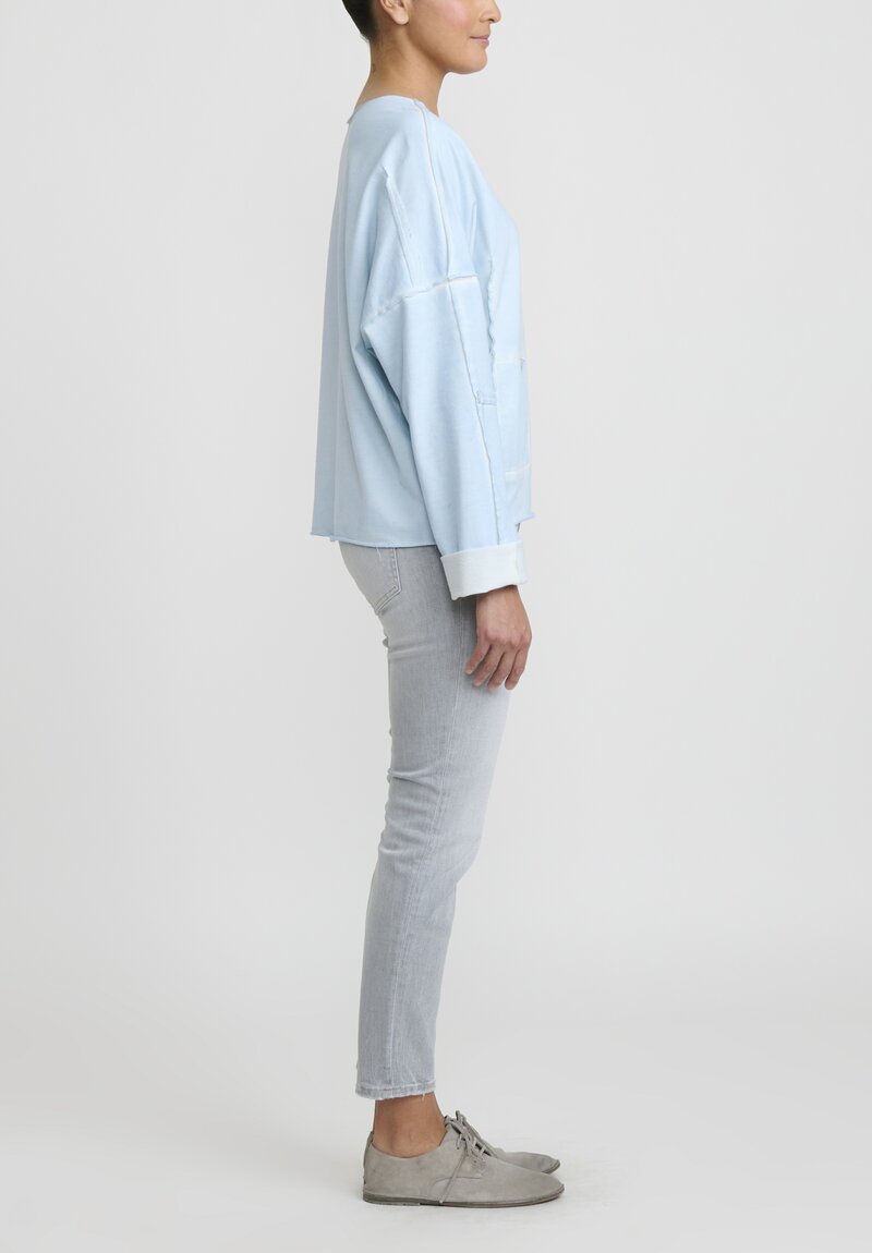 Umit Unal French Terry Cotton Top	