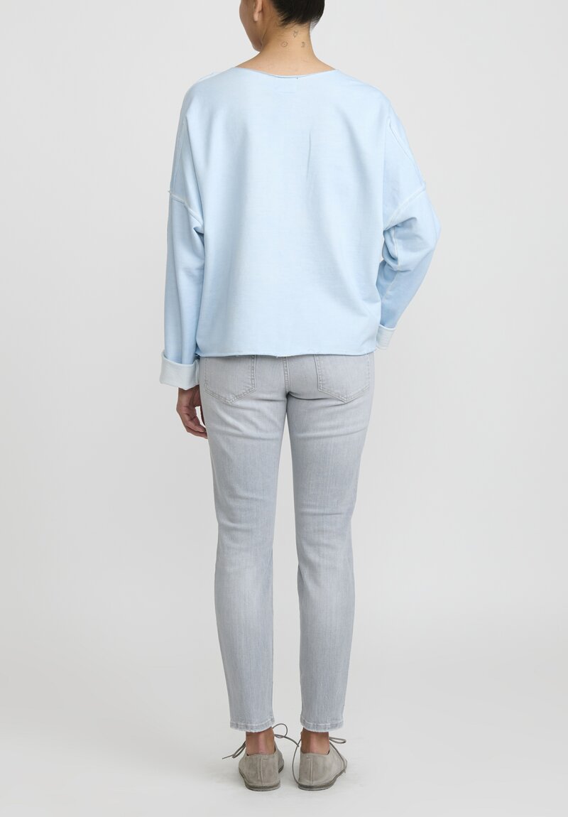 Umit Unal French Terry Cotton Top	