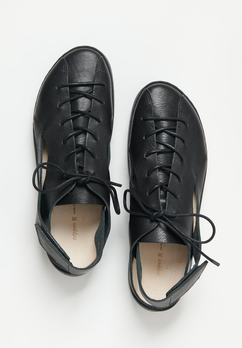 Trippen Circulate Shoe	in Black