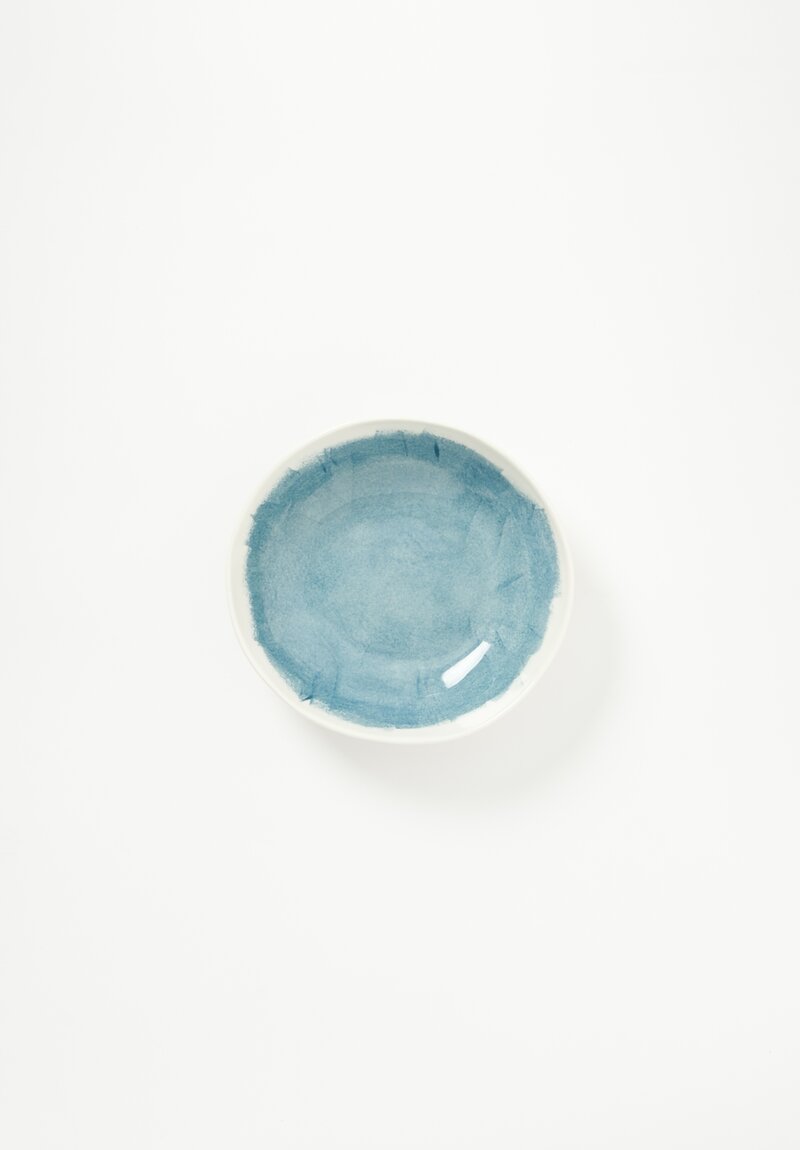 Bertozzi Brushed Interior Bowl in Azzurro Blue	