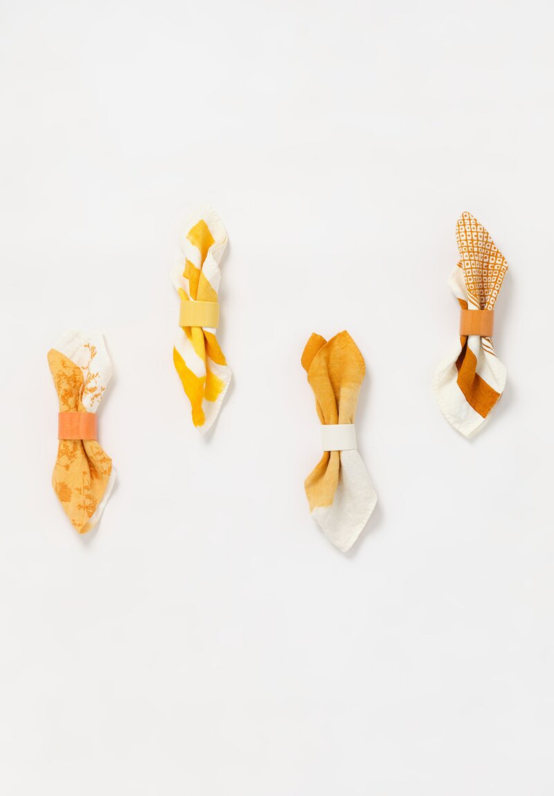 Bertozzi Handmade Porcelain Napkin Ring in Bruno Brown