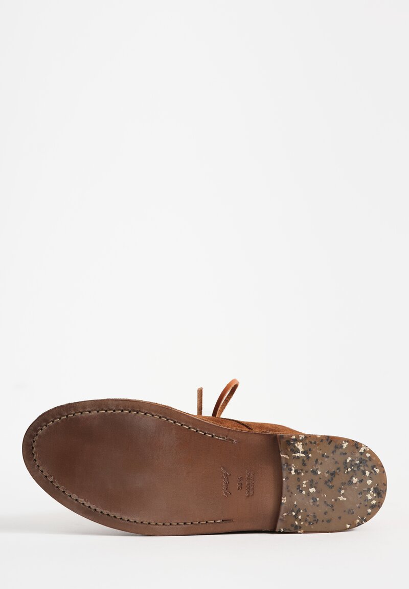 Marsell Suede Strasacco Derby in Marrone Brown