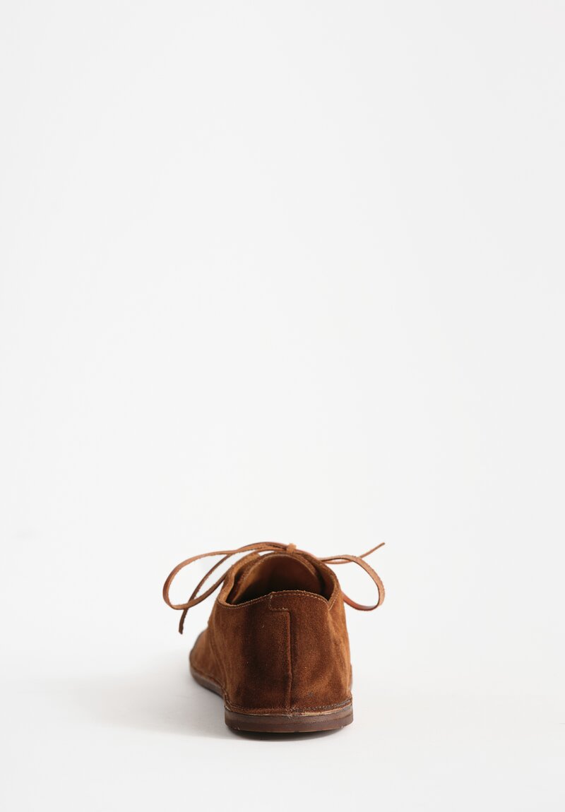 Marsell Suede Strasacco Derby in Marrone Brown