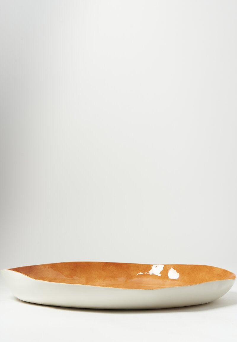 Stamperia Bertozzi XLarge Oval Serving Platter Bruno Brown	