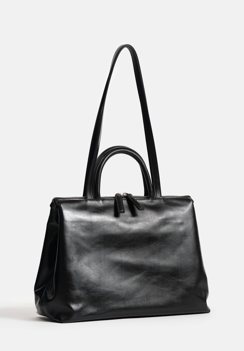 Marsèll Leather Dritta Shoulder Bag in Nero Black