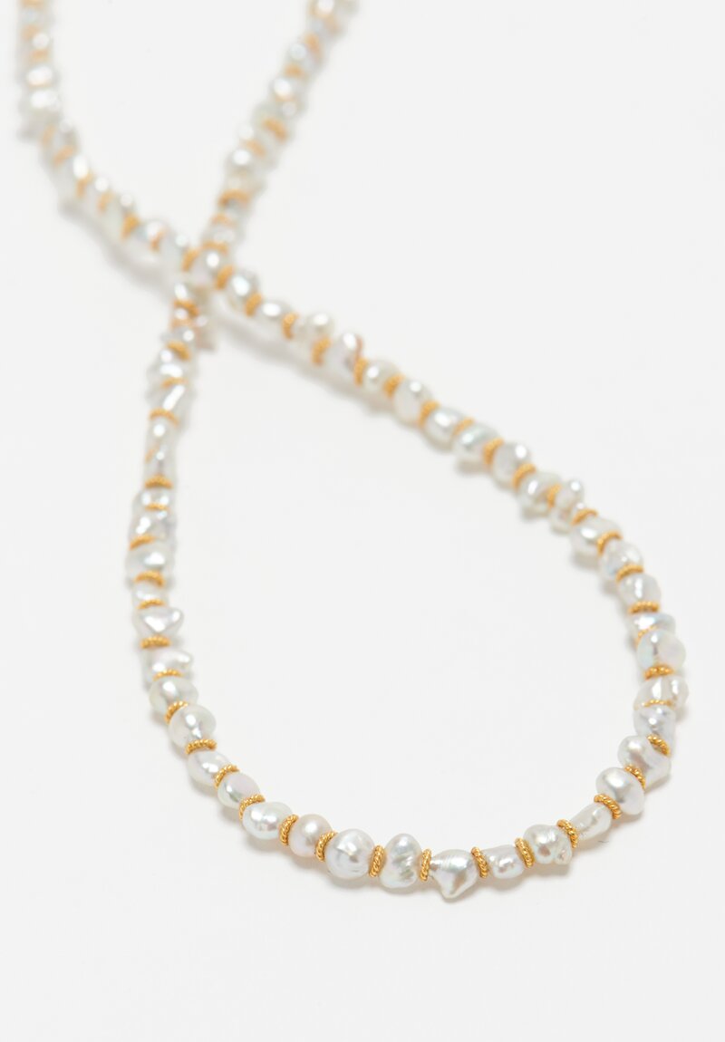 Greig Porter 18k, Keshi Pearl Necklace