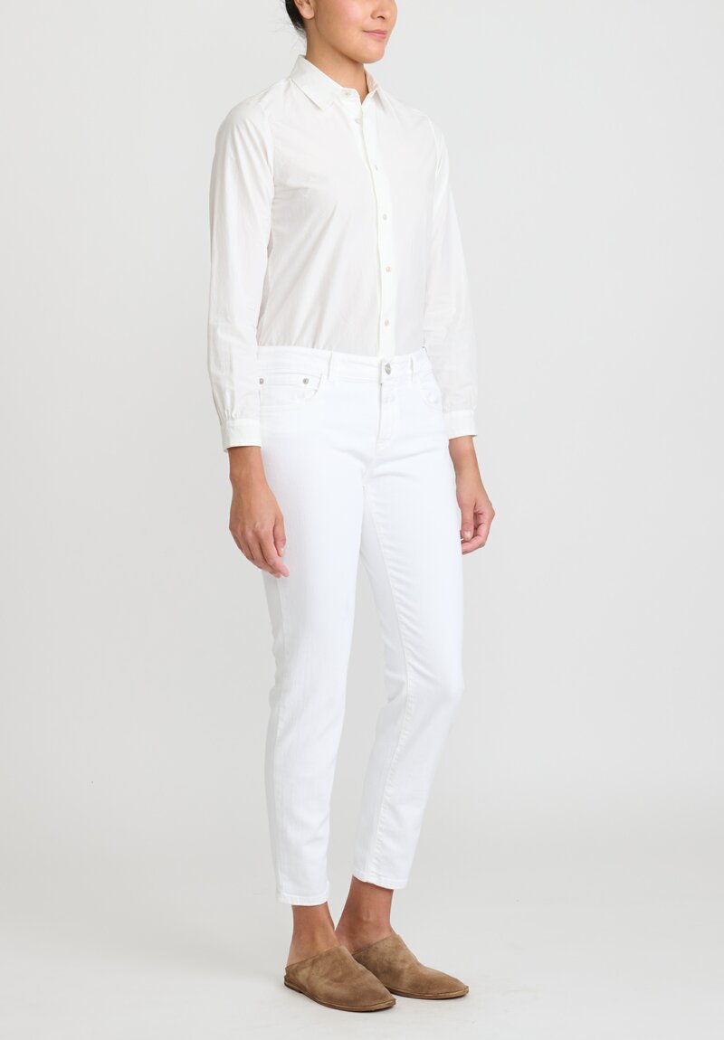 Closed Baker Mid-Rise Jeans in White	