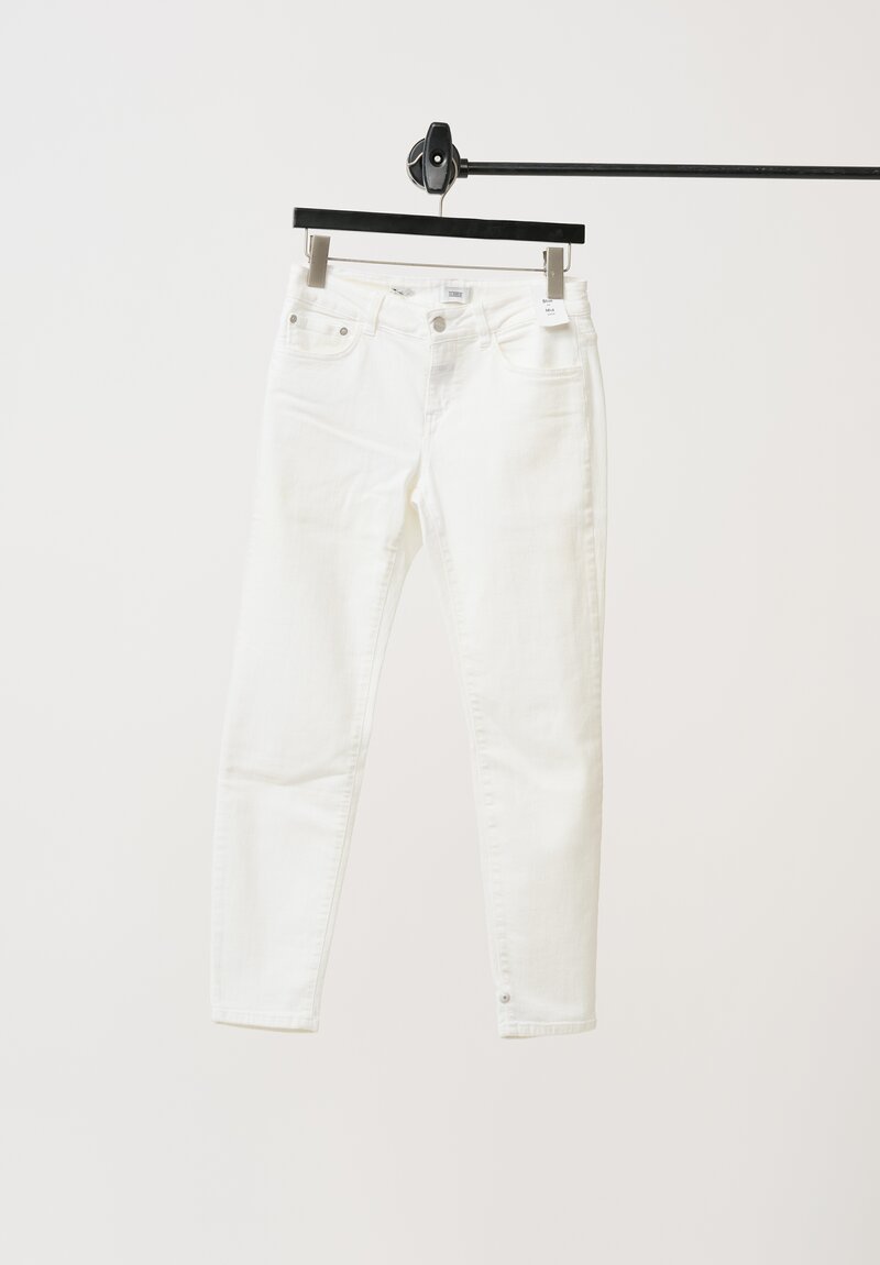 Closed Baker Mid-Rise Jeans in White	