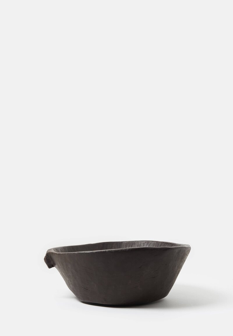 Antique Wood Bowl with Handle from the Gurague of Ethiopia 18 in	