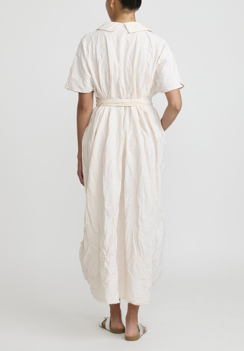 Daniela Gregis Washed Cotton Abito Rossella Lavato Dress	