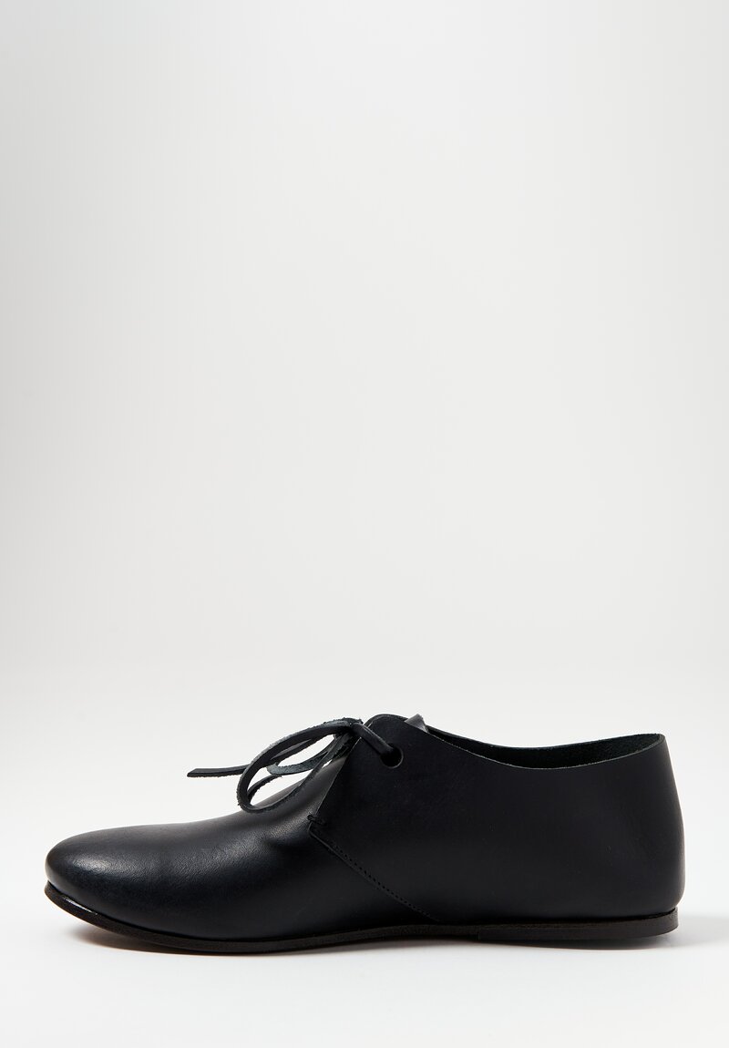 Album Di Famiglia Leather Shoe in Black