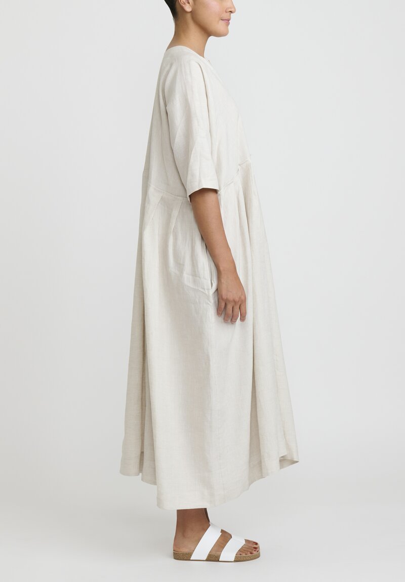 Daniela Gregis Linen Operaio Rossella Abito Dress	
